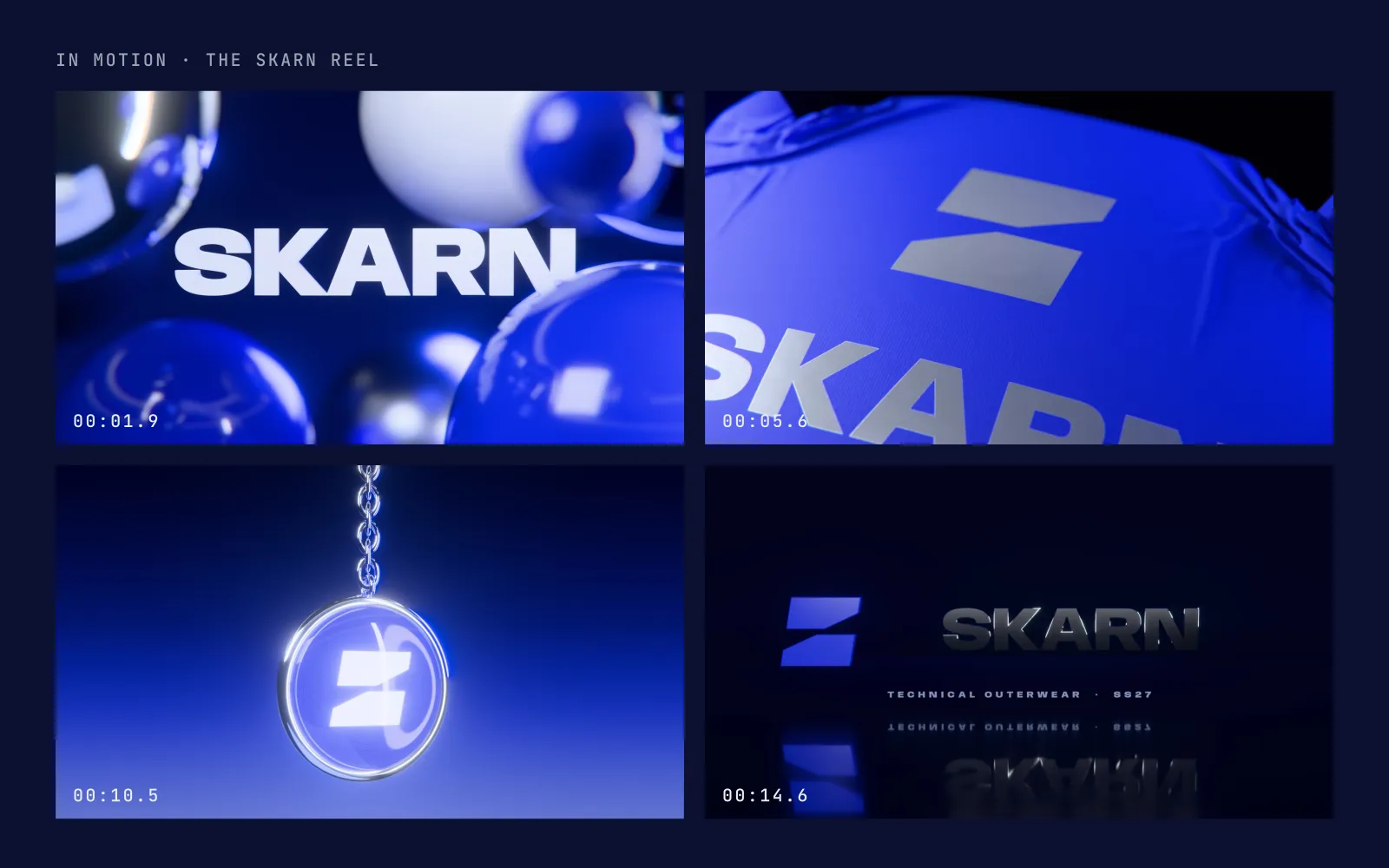 In motion: four moments from the SKARN reel.