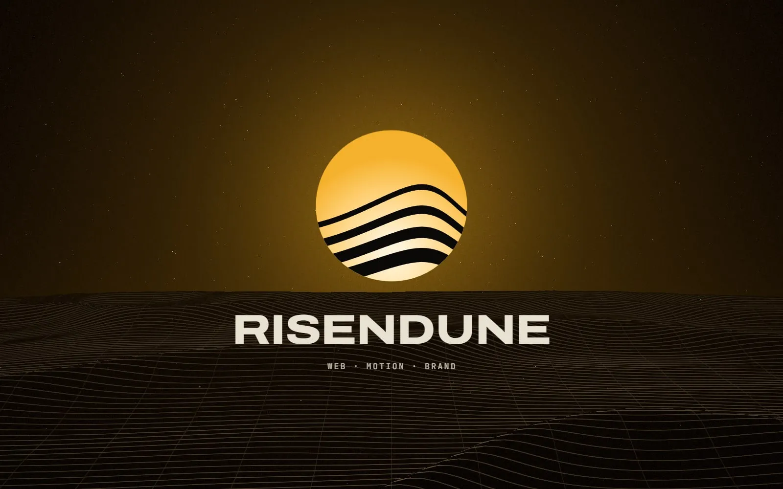 The Contour Sun above the RISENDUNE wordmark